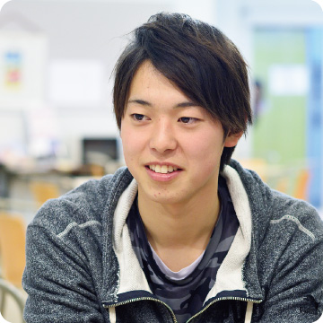 保育科1回生 家邉 泰成さん