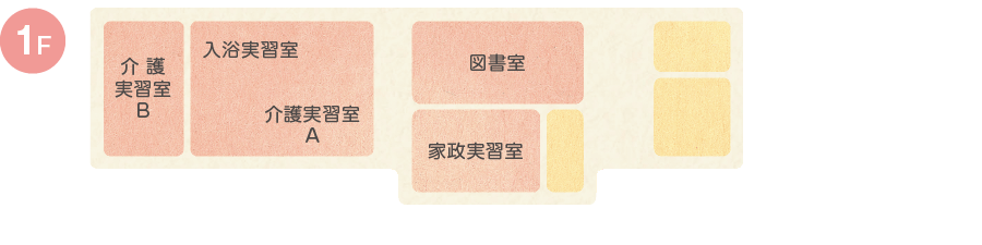 1Fのフロアマップ